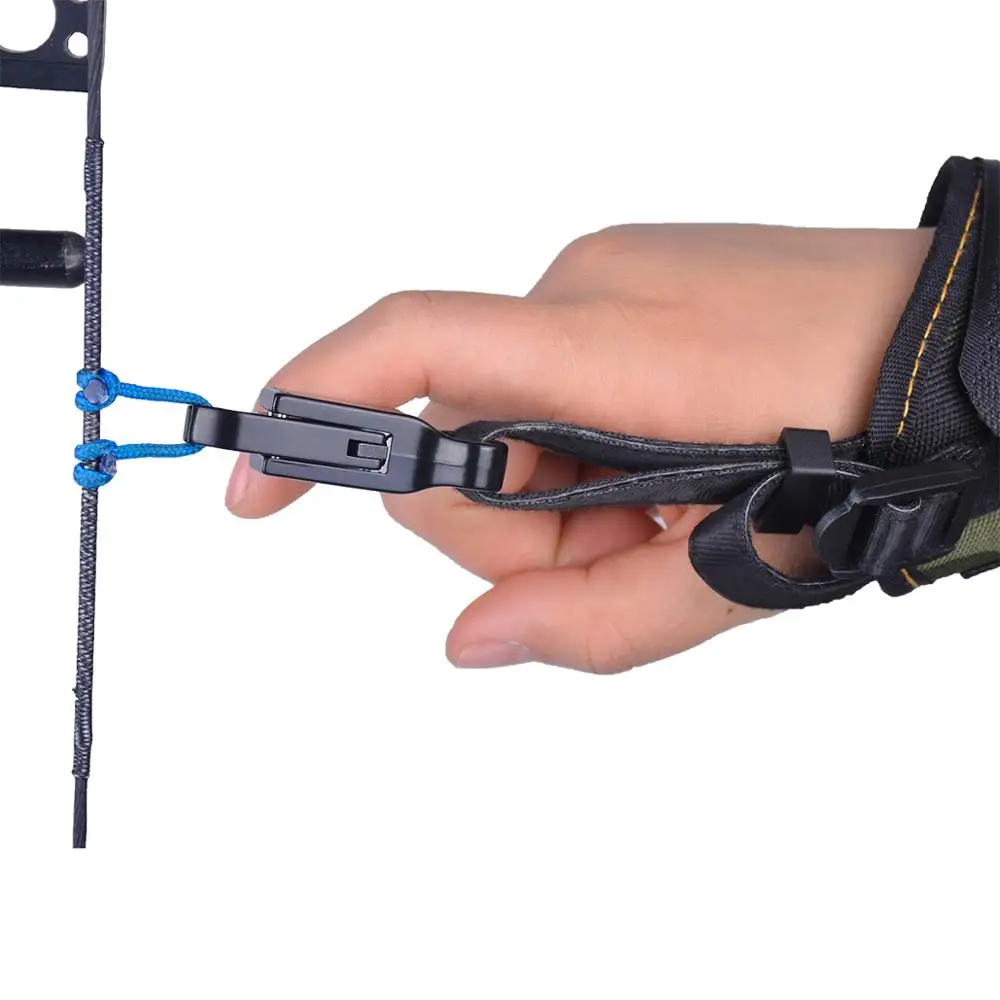 Ремешок на запястье камуфляжный холст регулируемая длина блочный спуск лука