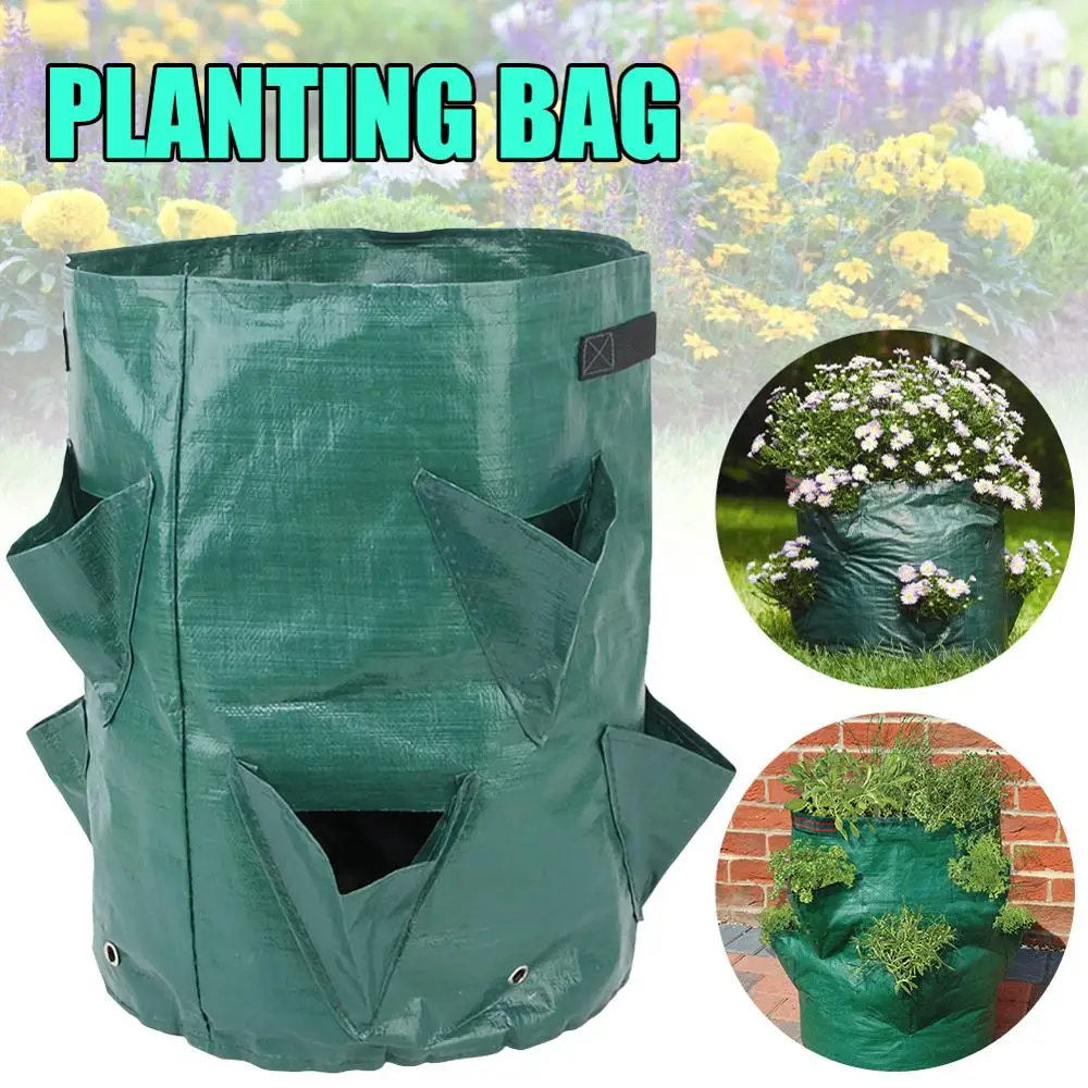 

Home DIY Potato Grow Planter PE Cloth Planting Container Bag Vegetable gardening jardineria Thicken Garden Pot Planting Grow Bag