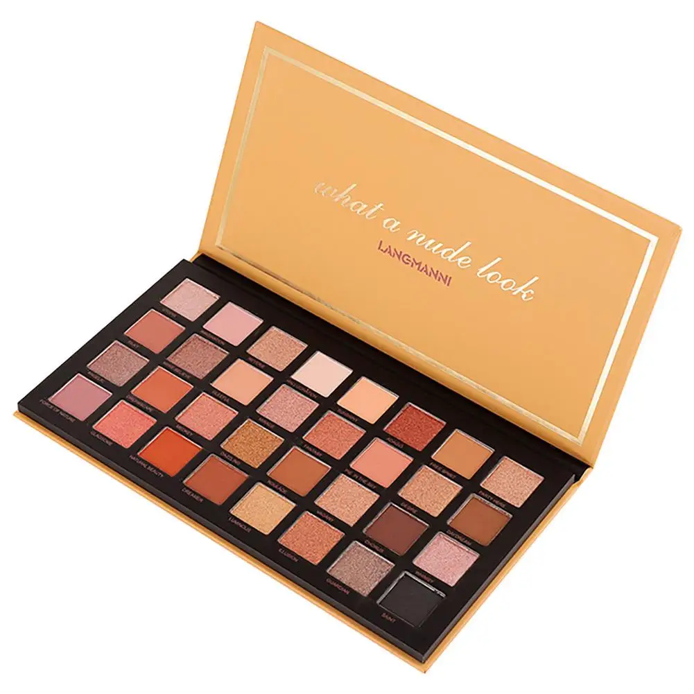 

Ню макияж палитры 32 Цвета Палитра теней для век стойкие матовые мерцающие тени для век Палитра водонепроницаемые стойкие натуральные