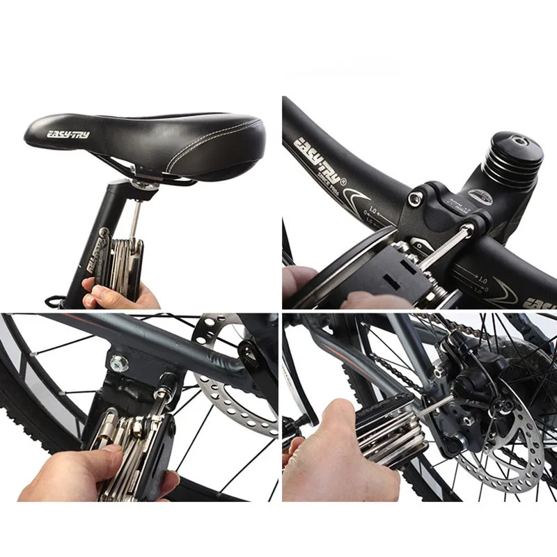 16 в 1 многофункциональные инструменты для ремонта велосипеда набор с