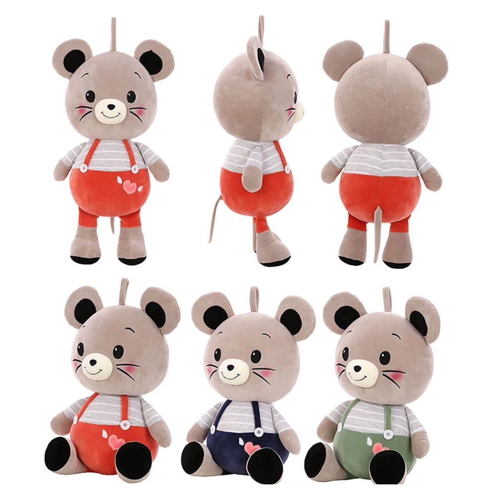 1pc 34cm Rat Suspender Pants Mouse Plush Toy Soft Stuffed Doll Homunculus Loxodontus Creative Nice Cute Gift For Kids | Игрушки и хобби