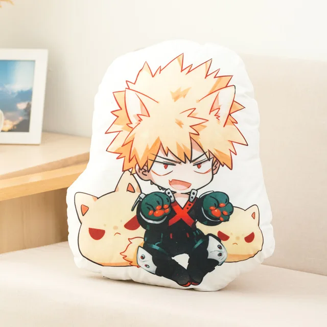 35 см милый аниме Bakugou Katsuki Todoroki Shoto Midoriya Izuku Подушка плюшевая Boku без героев Академия