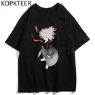 Забавная летняя футболка с принтом Токио Мстители, аниме, креативная уличная одежда, Ulzzang Harajuku, 2021, новая модная футболка, мужские и женские футболки, топы