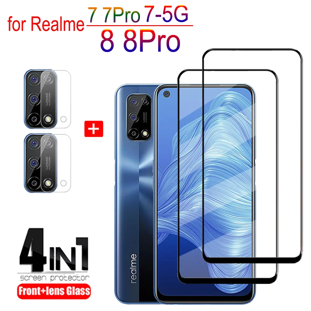 стекло на реалми 7 5g защитное Realme 8 Pro 5G полное покрытие Экран протектор OPPO Realmi