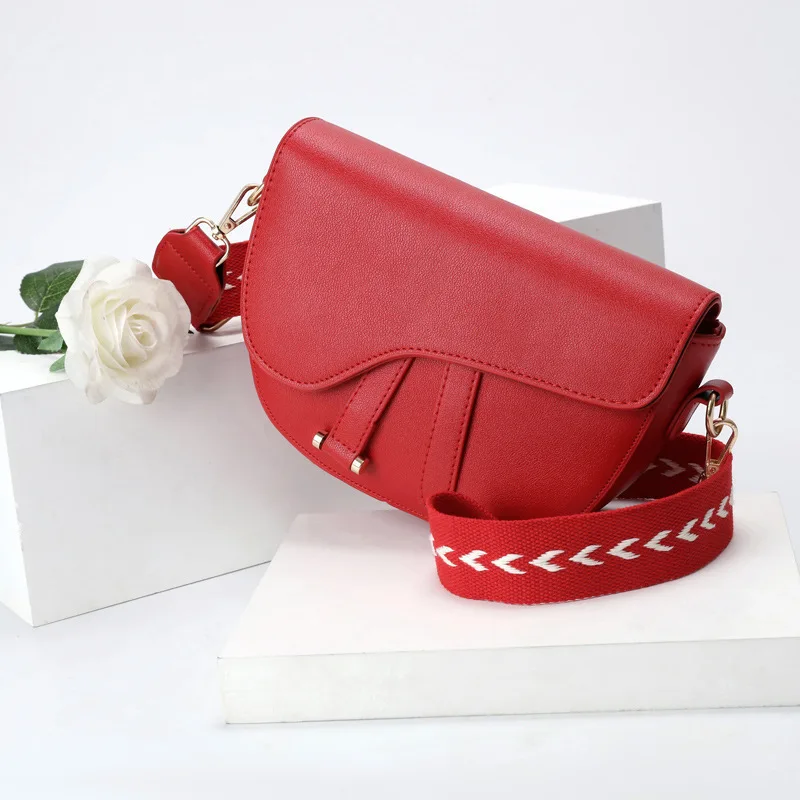 

New fashion one-shoulder cross-body bag western-style saddle bag summer wallet