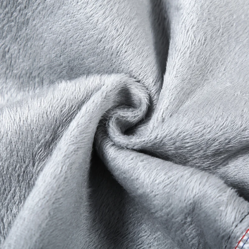 

Men Winter Jeans Casual Fleece Warm Pants Solid Color Straight Full Length pants Plus Size Trousers Casual Black Jeans Men