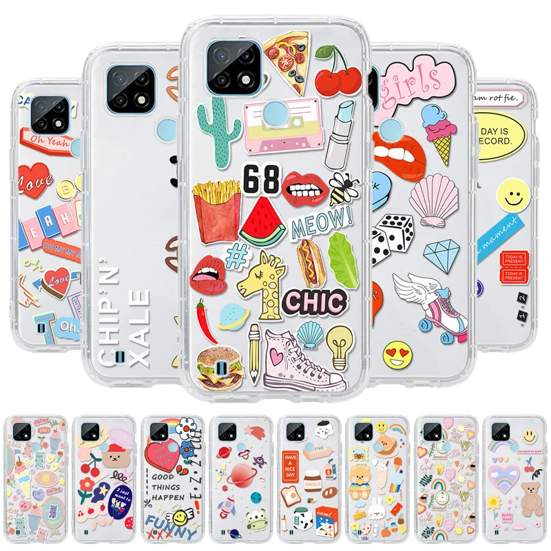 

TPU Case For Vivo Y91 Cases Silicone Bumper For Vivo V7 Plus Y75S Y73 Y79 Print Etui Vivo Y75 Y90 Y91C Shockproof Cute Cover