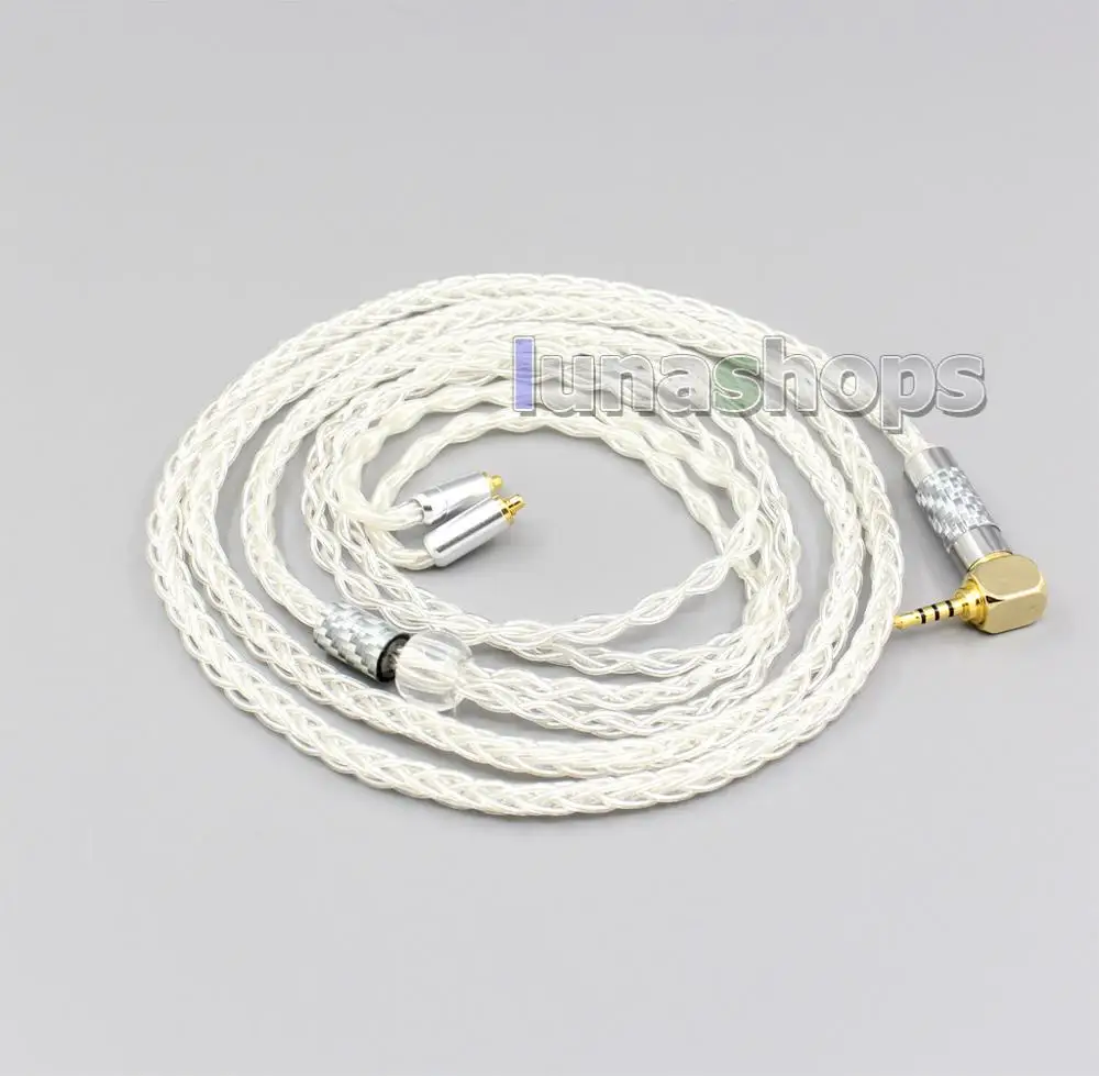 LN006247 8 ядерный 99.99% чистый Женский кабель для Shure se535 se846 MMCX AKG N5005 N40 N30 под заказ