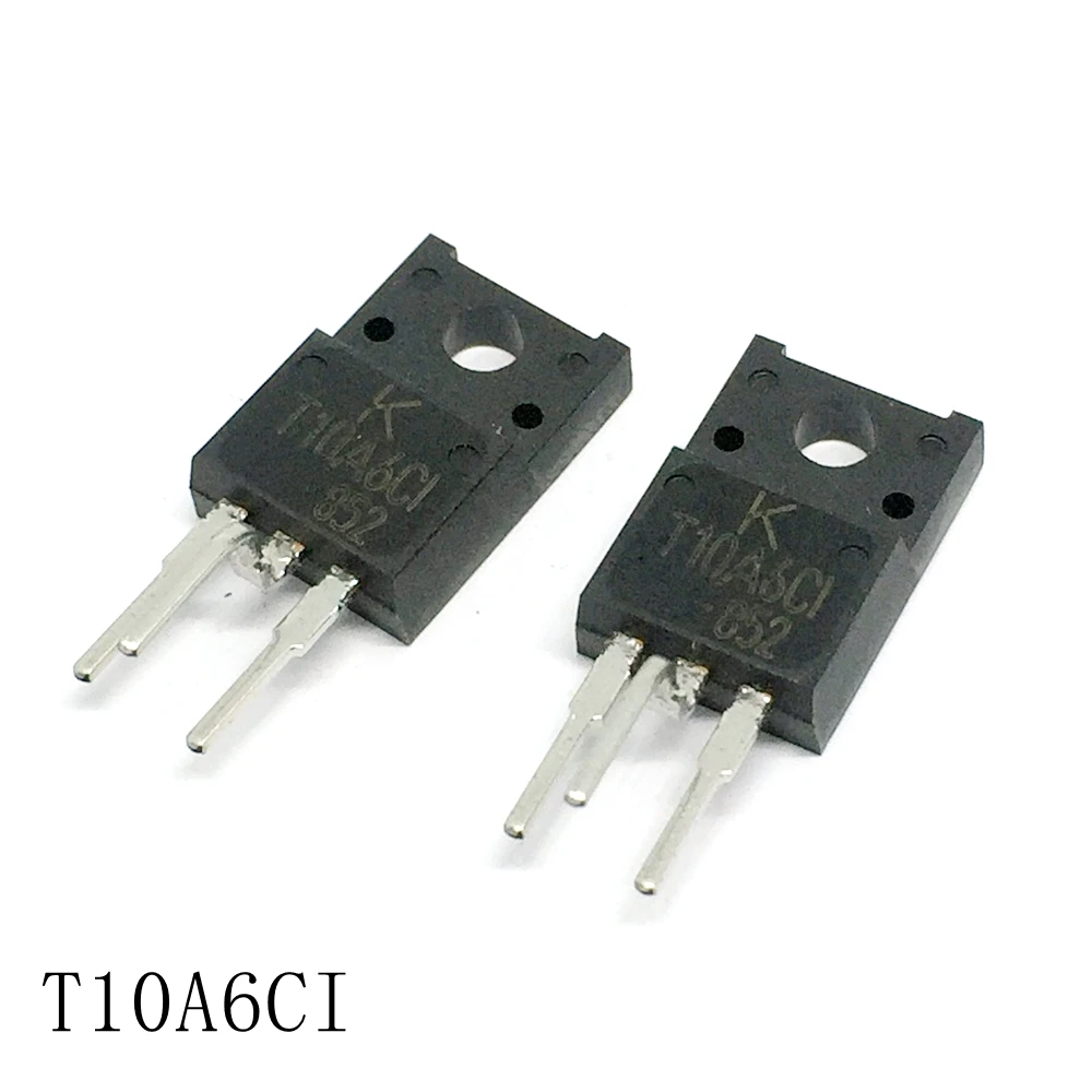 

Двухсторонний Тиристор T10A6CI TO-220F 10A/600V 10 шт./партия, новинка