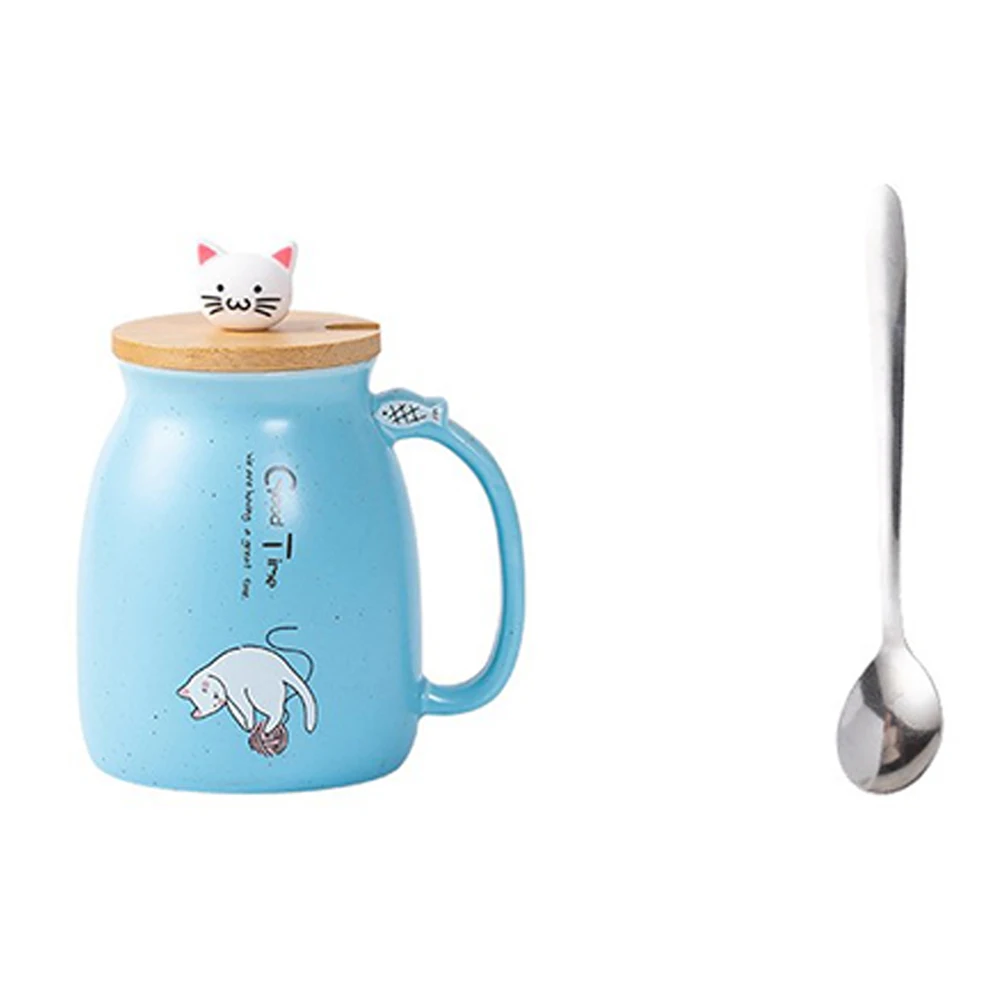 

Coffee Mug Creative Cute Cat Coffee Mug Tea Cup Carton INS Animal Milk Juice Valentine'S Day Anniversary Gift Ceramic Coffee Cup