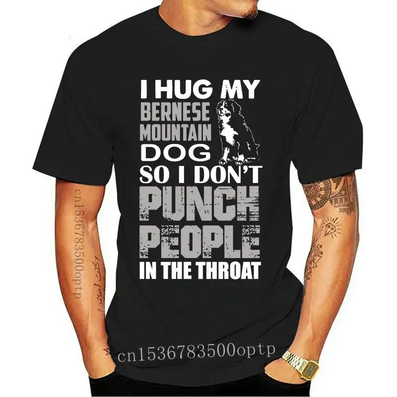 

Hot 2019 Summer MenS T Shirt Fashion Summer Short Sleeve Cotton Bernese Mountain Dog Shirts Wholesale Tee Shirts