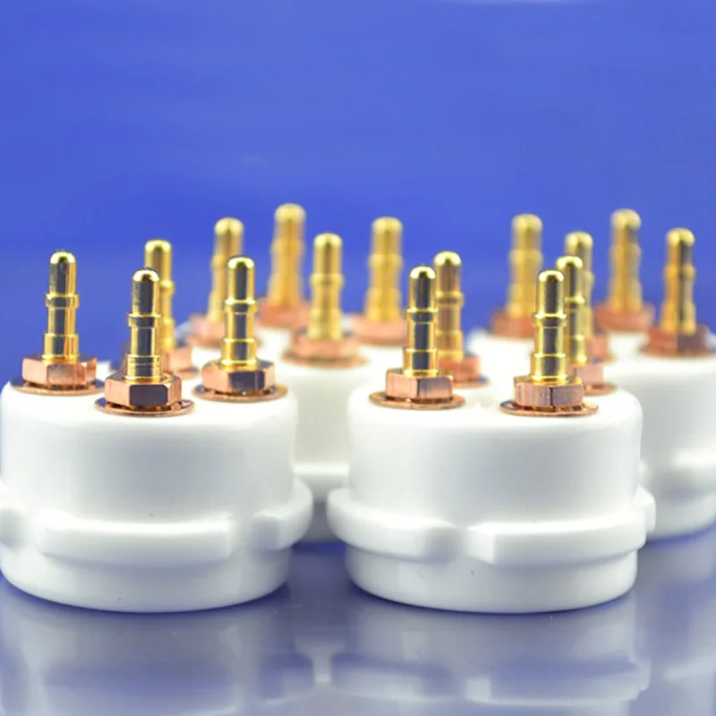 10Pcs Ceramic 4pins Tube Socket Fit for 300B/ 2A3 | Электроника