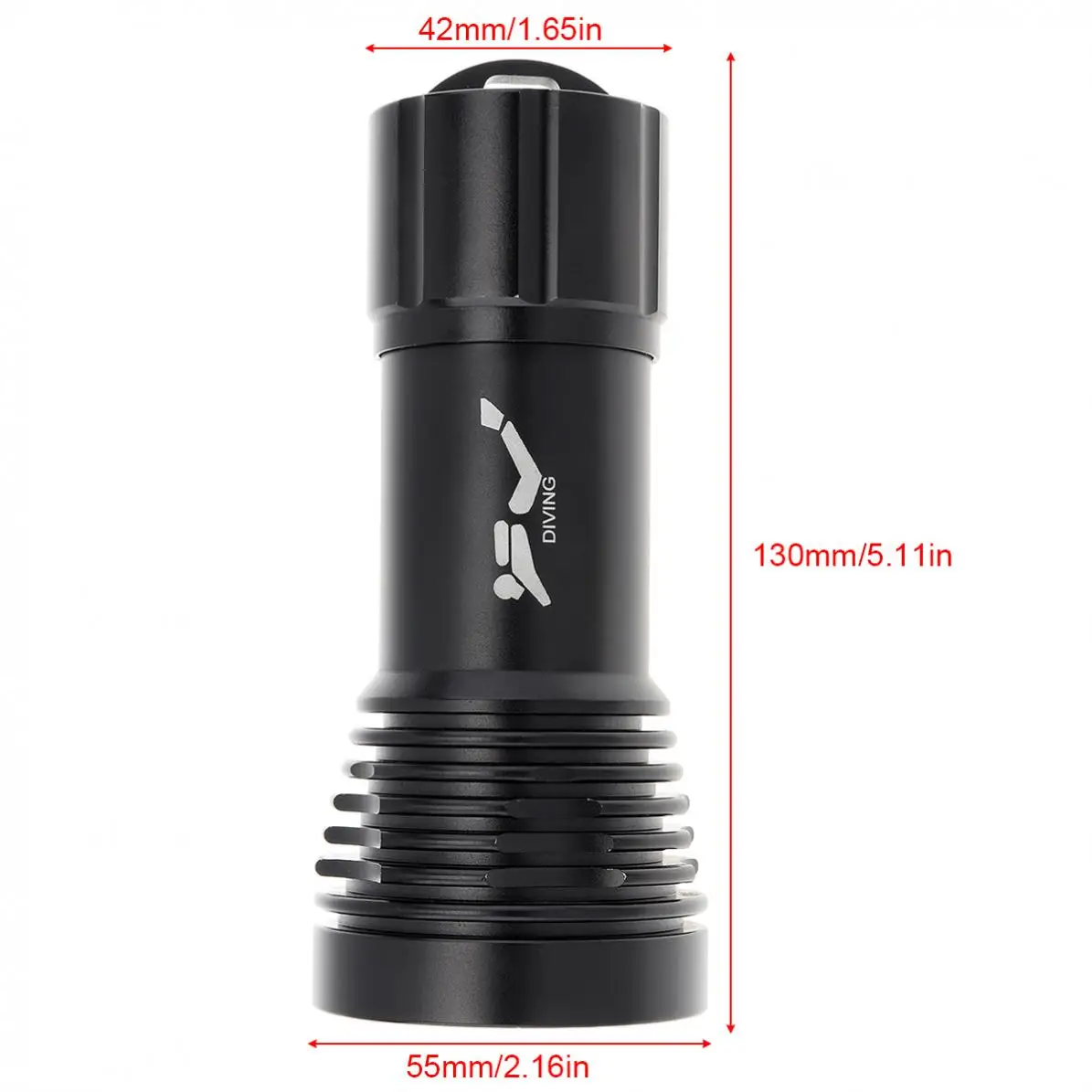 Online 3 Modi Licht 2 XM-L2 + 2 Blau LED Tauchen Taschenlampe Unterwasser 100M Leistungsstarke Unterwasser Video Such Scuba Dive Licht