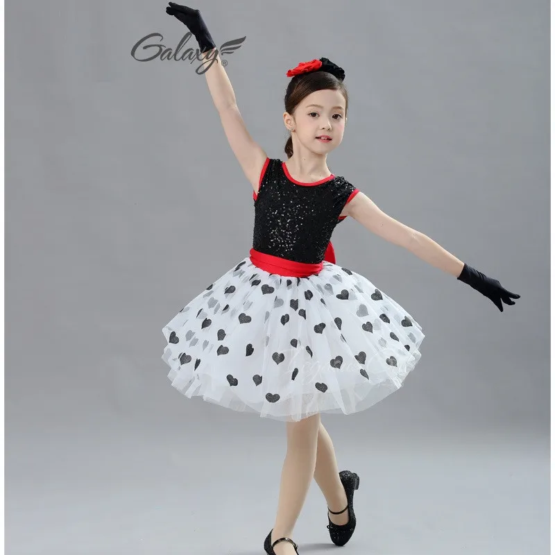 

H2687 Children Princess Tutu Dress Girls Ballet Dancing Dresses Clothes Student Professional Performance Competition Dancewear