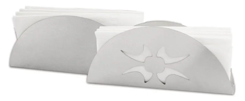 Креативный Веерообразный держатель для салфеток из нержавеющей стали