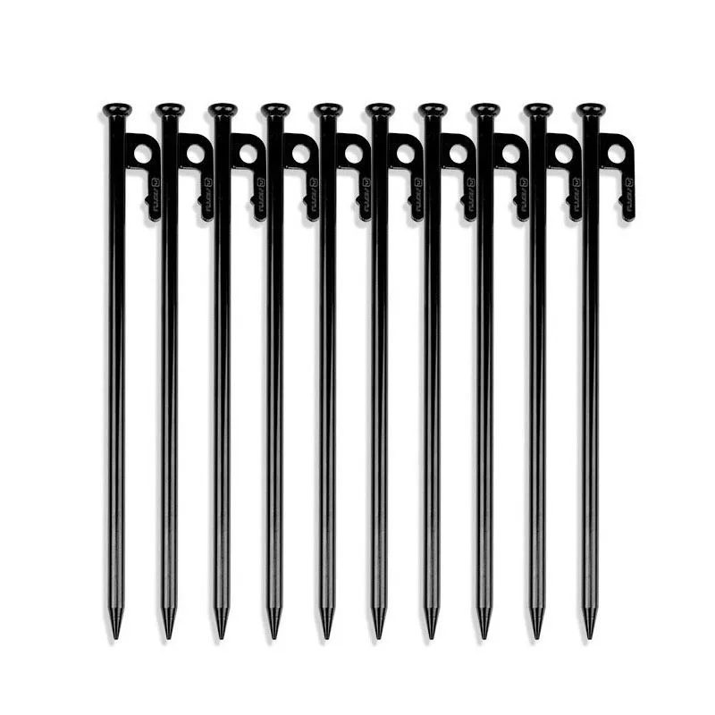 

1/4/8/10PCS Outdoor Canopy Tent Nails Accessories Camping Ground Nails Beach Carbon Steel Tent Fixed Nail Accessories 30Cm