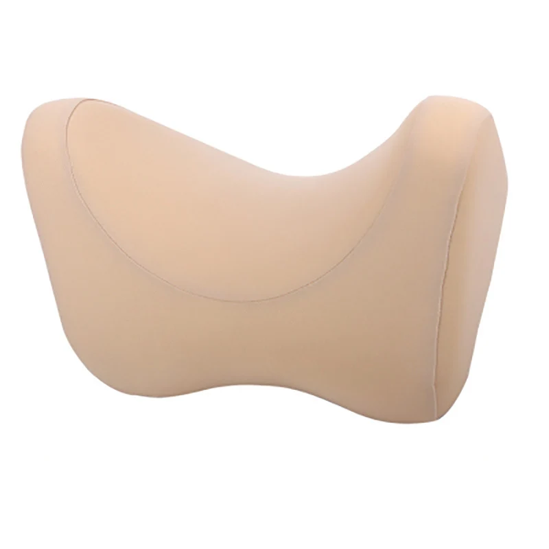Beige Автомобильный регулируемый подголовник, подушка сидение для сна, подушка сидение, хлопок, голова шеи, Защитная мягкая удобная Расслабляющая подушка для отдыха - Цвет: Beige