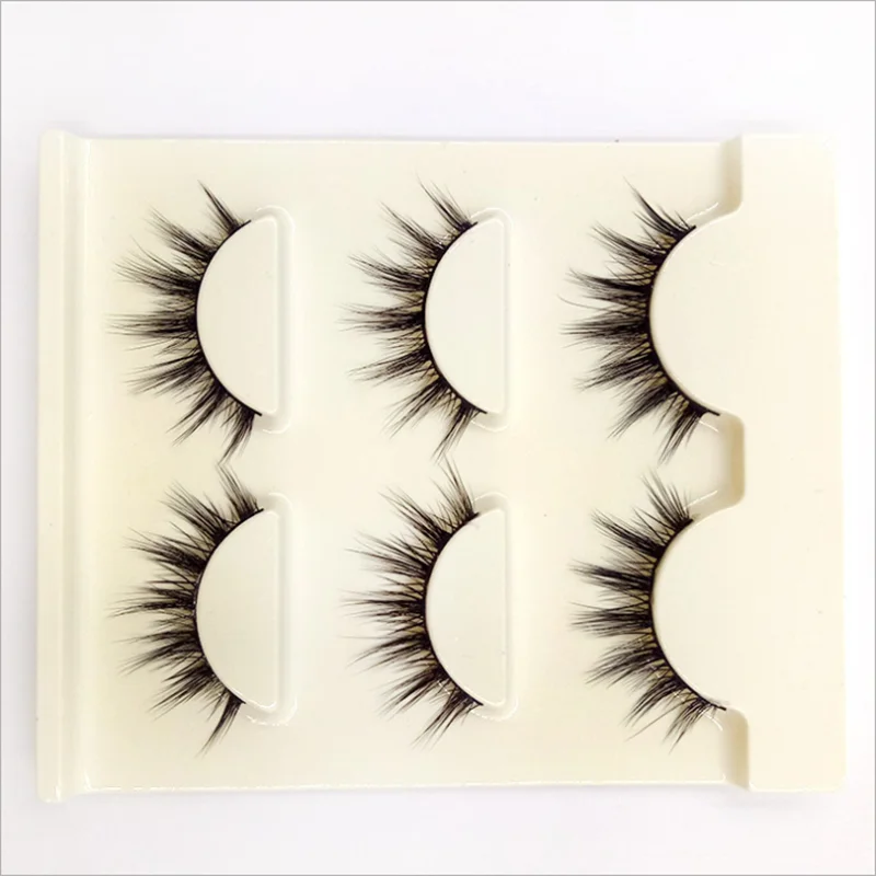 Трехмерные Искусственные ресницы ручной работы искусственные из натурального