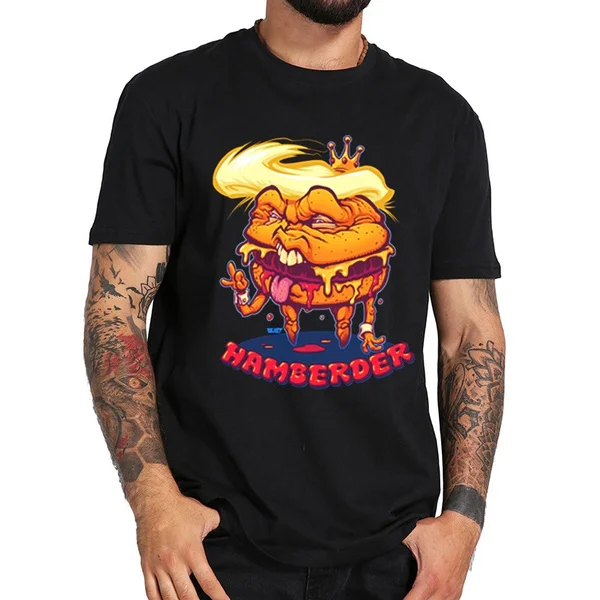 

Футболка hamberder Мужская в стиле хип-хоп, уличная одежда в стиле Харадзюку, топ с коротким рукавом, весна-лето 2019