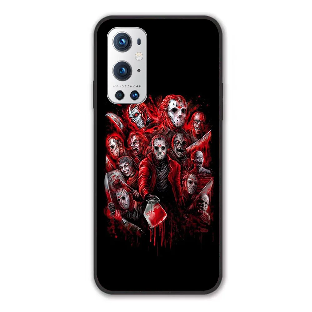 Чехол для Oneplus Jason вурхи (много лиц) черный чехол из ТПУ|Бамперы| |