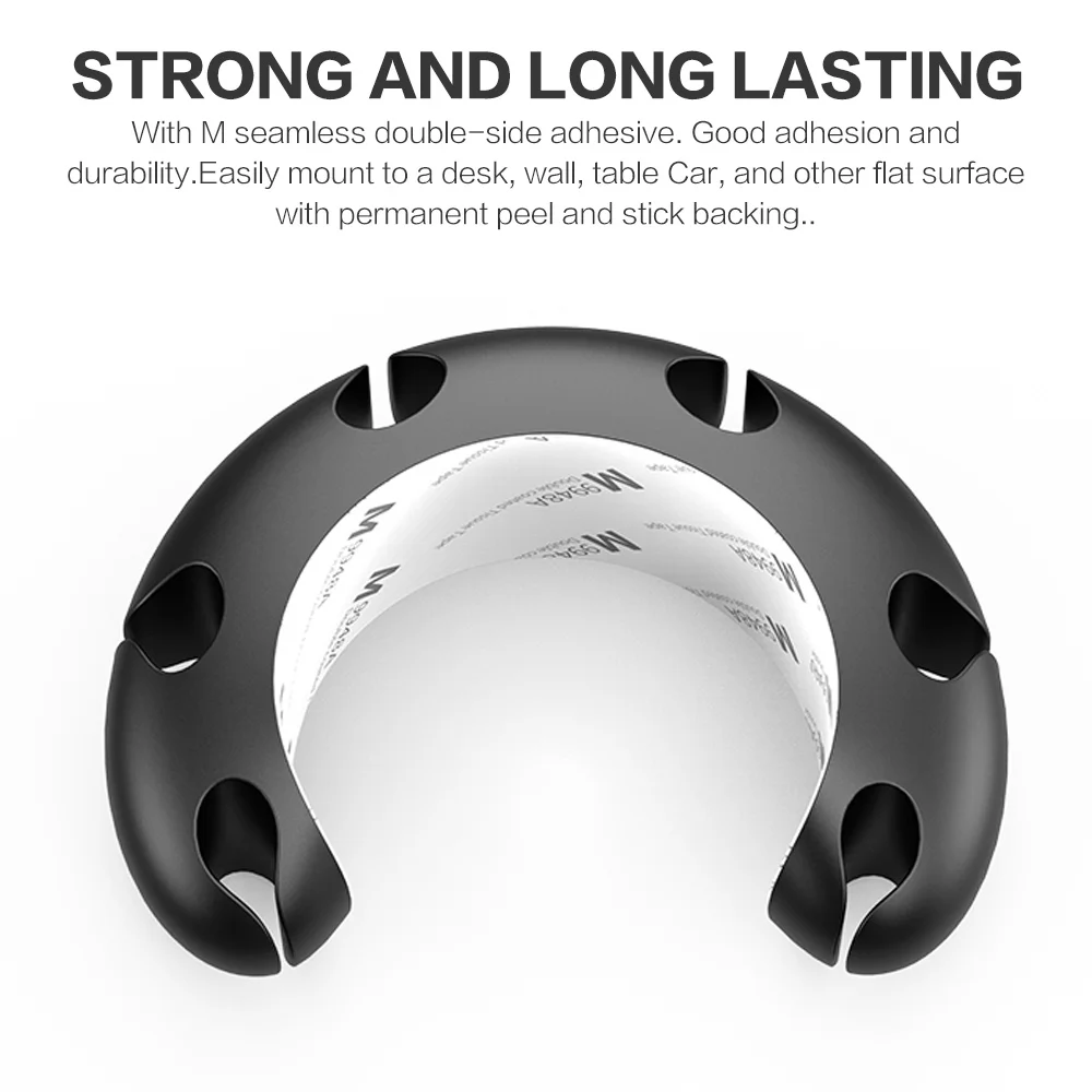 usb cable organizer wire winder silicone tie fixer wire management organizador cord clip office desktop phone cables holder free global shipping