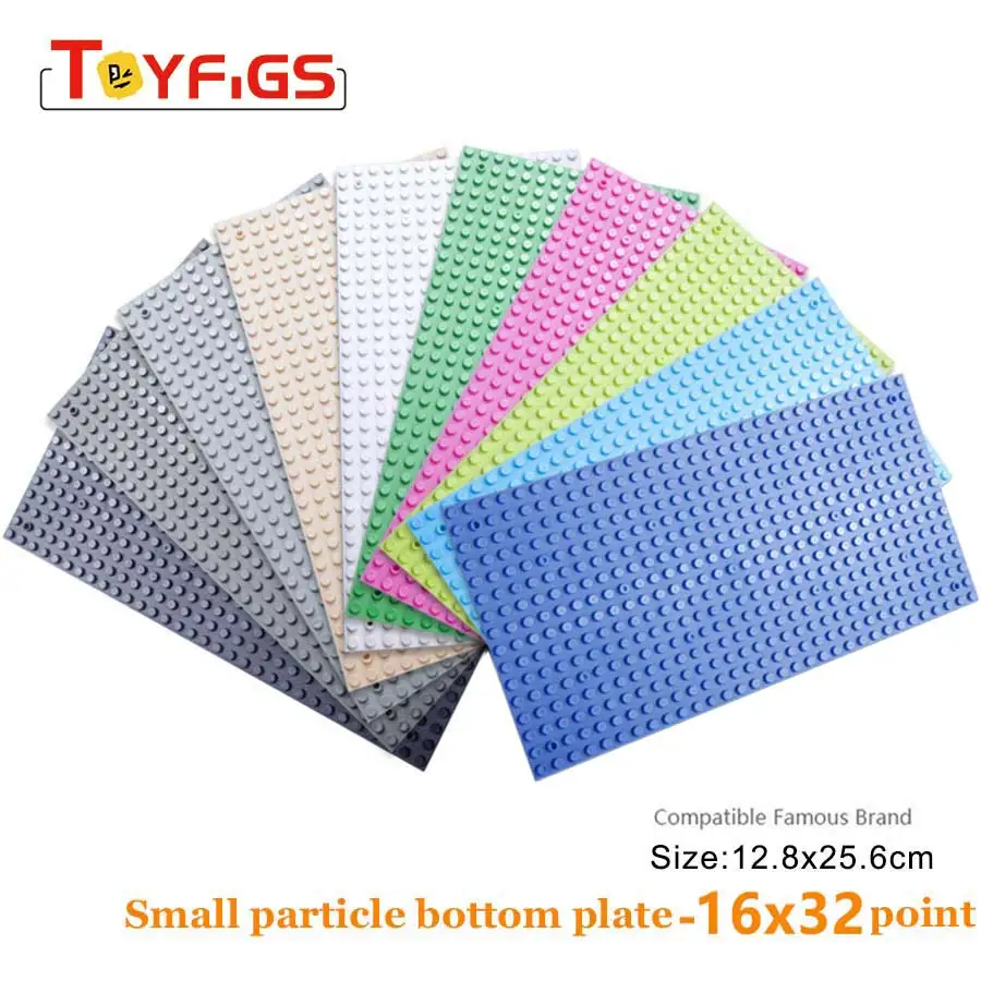 11 цветов классические базовые пластины пластиковые кирпичи для LegoINGlys размеры
