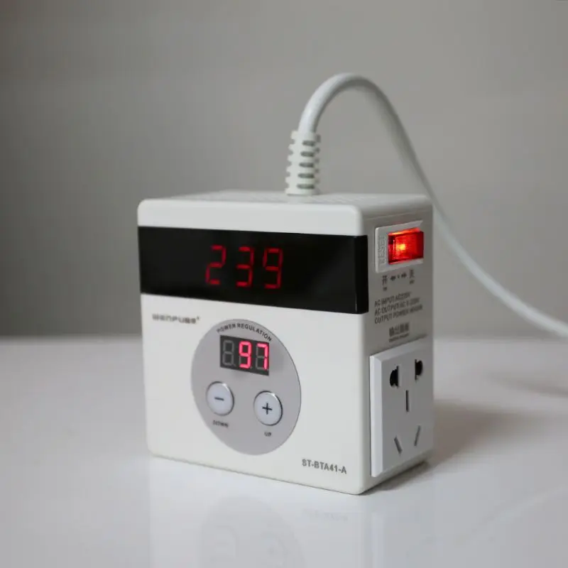 

4000W SCR Electronic Voltage Regulator LED Digital AC 220V Temperature Speed Adjust Controller Dimming Dimmer Thermostat