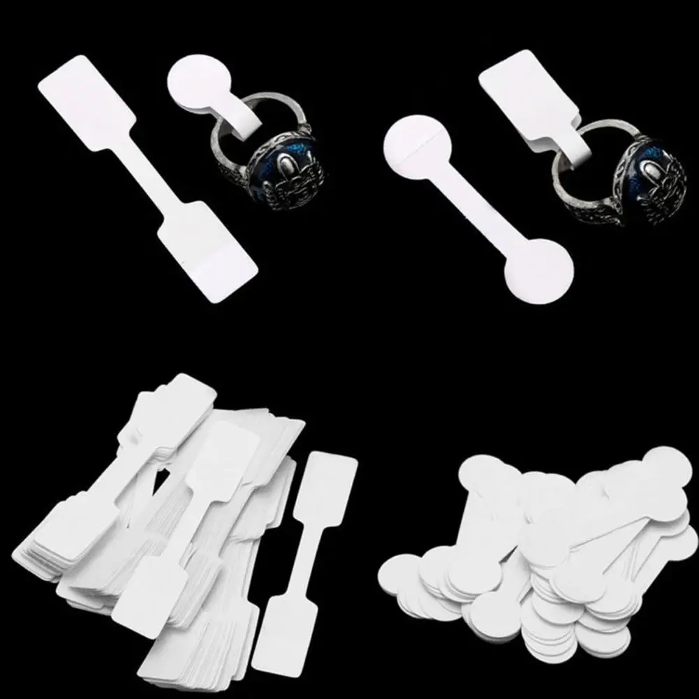 100 шт. пустые ценники на ожерелье кольца ювелирные изделия этикетки бумажные