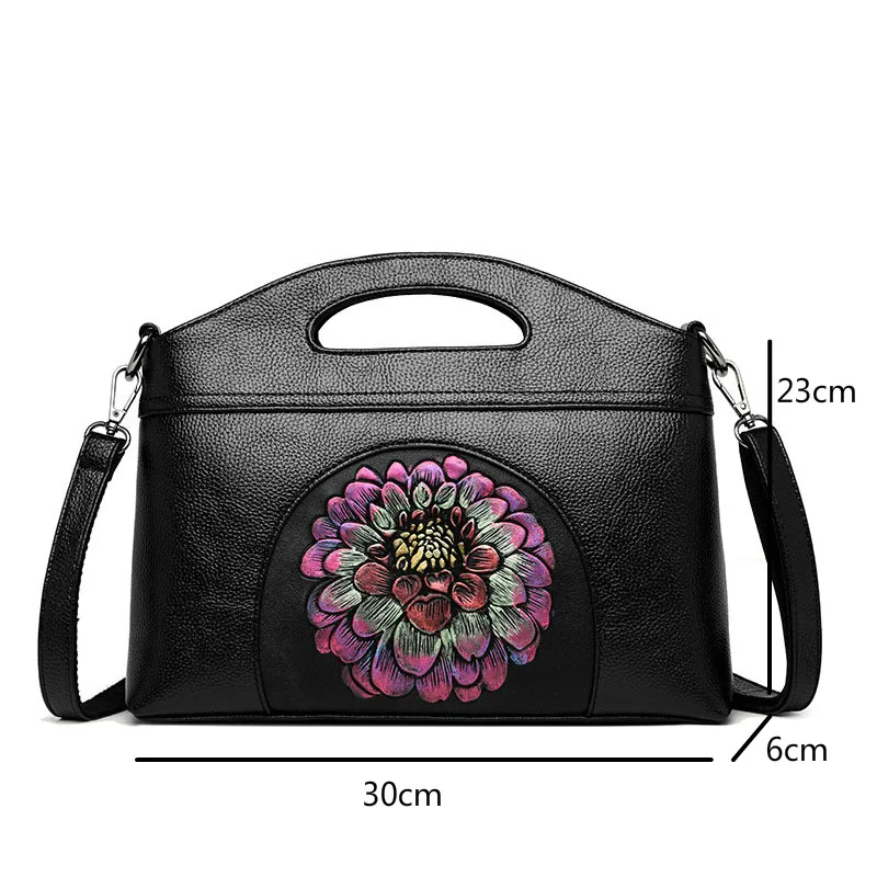 

Bestform Leisure Soft Leather Women Bag 2021 New Vintage Hand Painted Shoulder Bags Lady Luxury Handbag All-match Messenger Bag