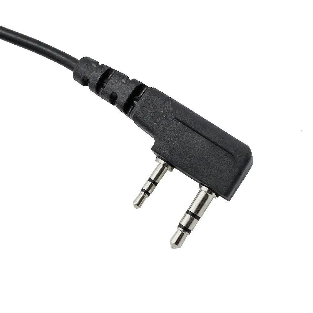 2 Pin PTT MIC иди и болтай Walkie talkie гарнитура Тайное Акустическая трубка In-ear наушник для