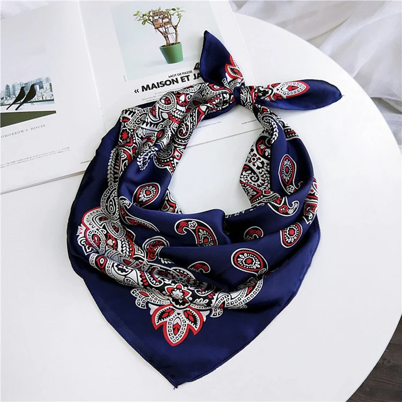 70 см сезон: весна-лето небольшой площади подражали Шелковый шарф шаль для женщин