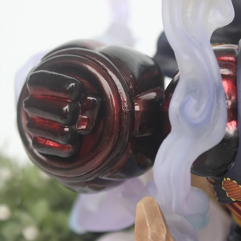 

28cm ONE PIECE Statue Gear fourth Luffy Full-Length Portrait Lion Rocket Action Figure Toys