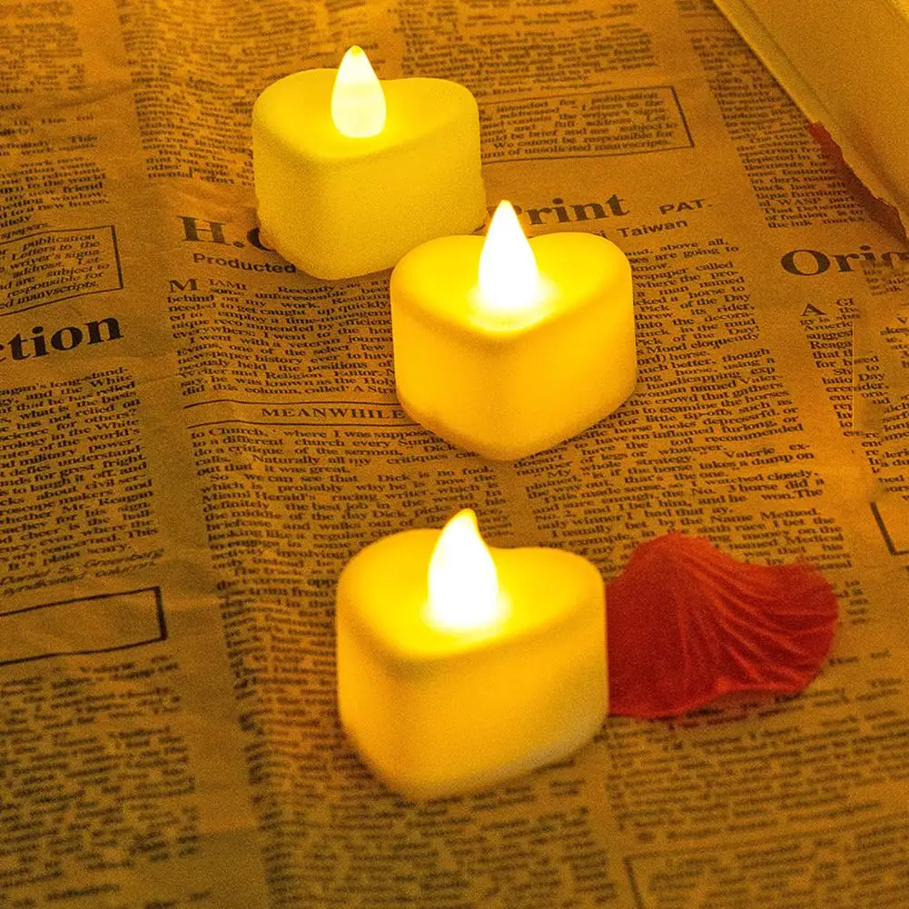 6 шт./компл. светильник в форме свечи широкое применение визуальный эффект