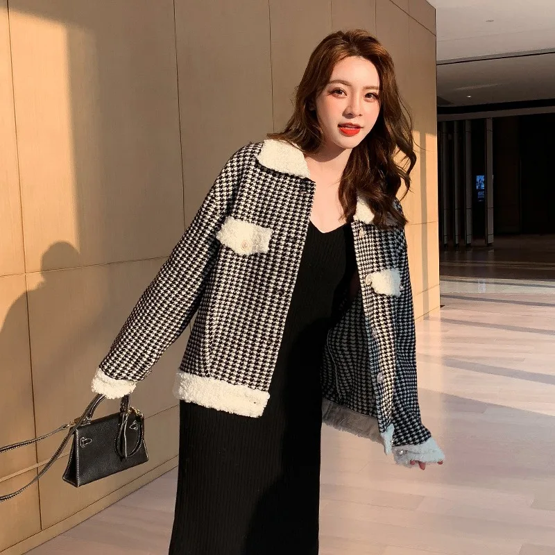 Свитер для ранней весны универсальный вязаный черный свитер контрастных цветов