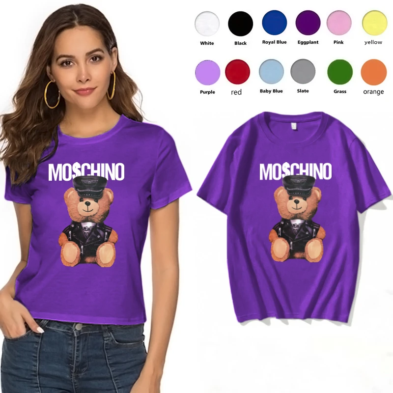 

Foreign trade speed sell through Europe and the United States cross-border amazon wish printed letters creative T-shirt leisure