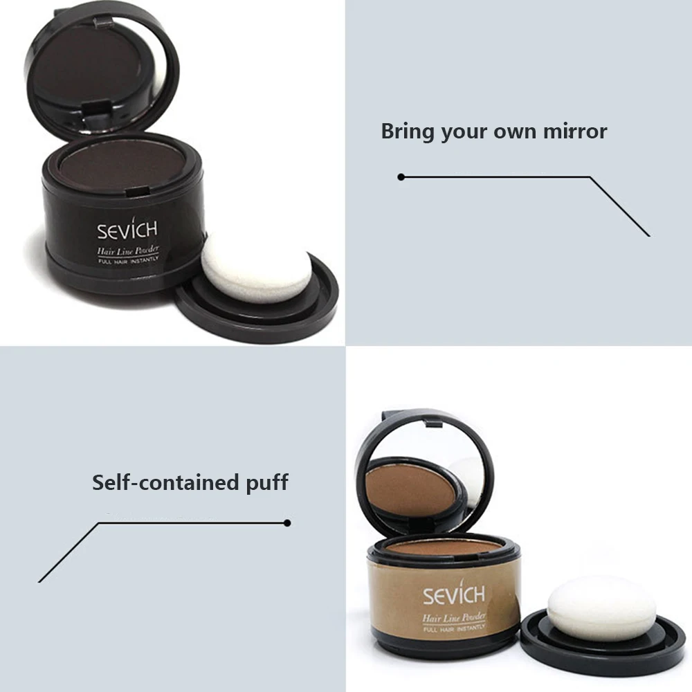 Водостойкая линия волос порошок в волосах цвет Тени Макияж шапочка для