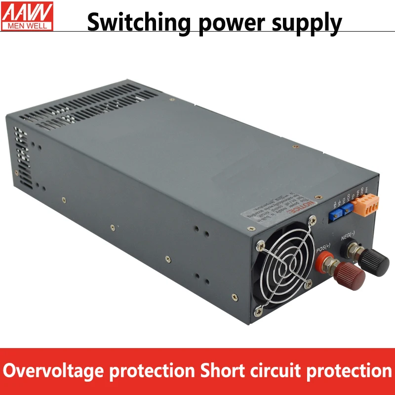 

S-1200-12V 100A Switching power supply, external control 0-5 adjustable, constant current and constant voltage, CE certification