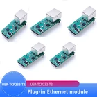 Крошечный модуль последовательного преобразователя Ethernet UART TTL в Ethernet TCPIP, Поддержка DHCP и DNS, USR-TCP232-T2
