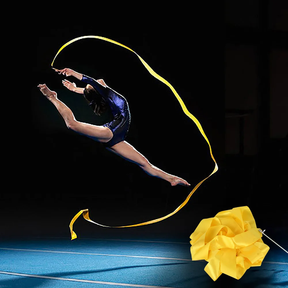 12 штук 4 м танцевальные ленты стримеры Ритмическая гимнастика для детей девочек