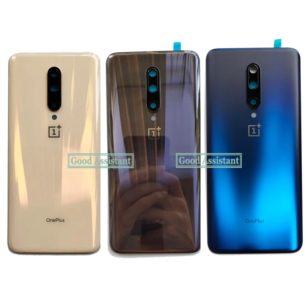 6,7 дюйма, для OnePlus 7 Pro One Plus 7Pro 1+ 7 Pro 1+ 7Pro, задняя крышка, крышка, корпус, чехол, запчасти для заднего стекла