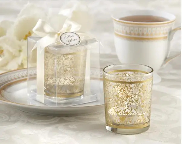 Candle Holder Glass Cup Wedding Favors Party Table Sn3315