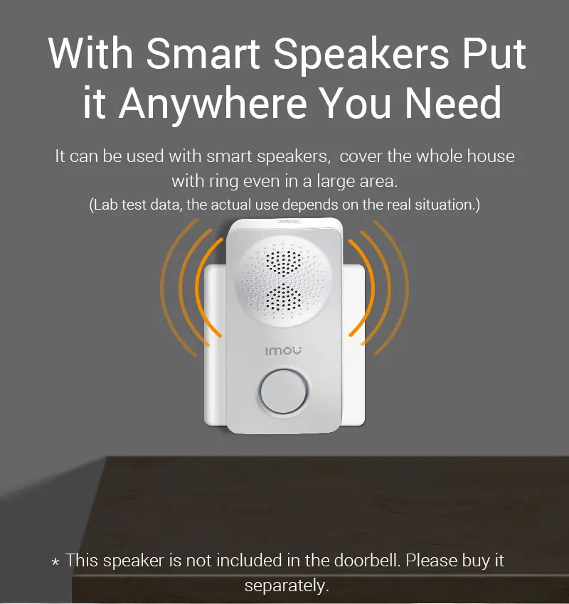 Dahua imou добавьте Wi Fi Chime для IMOU Doorbells должен быть подключен к Doorbell Wired (без