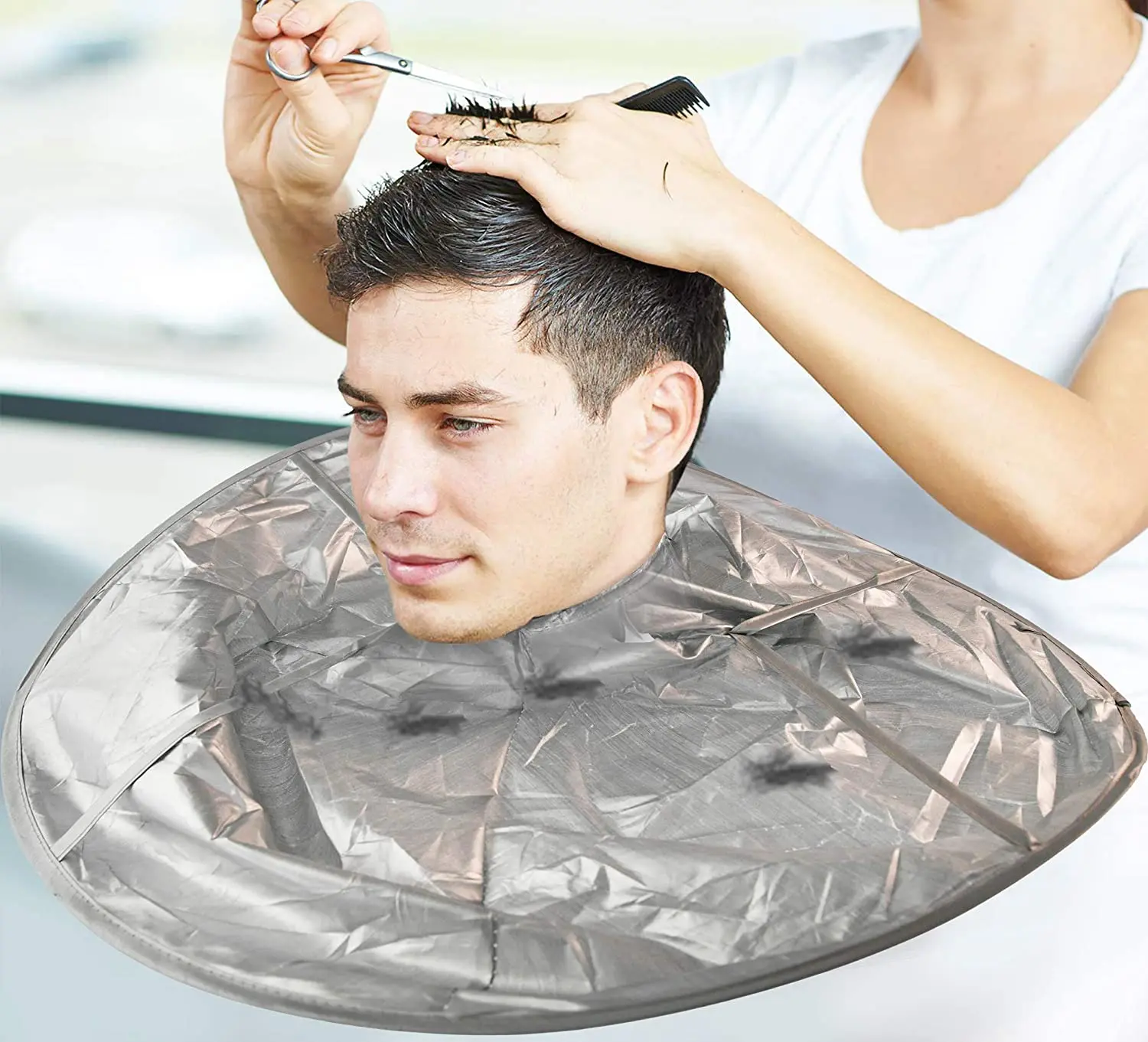 

Hair Accessories 1pc Hair Warp DIY Hair Cutting Cloak Umbrella Cape Salon Barber Home Hairdressing Cape Cover Cloth