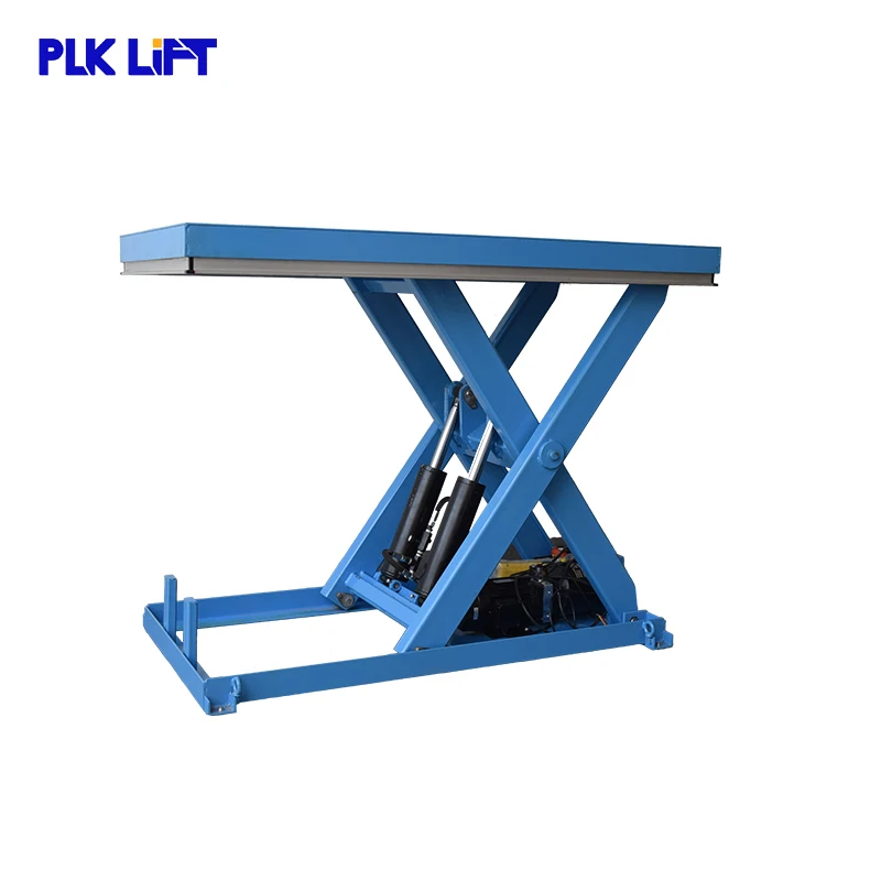 Стандартная стационарная гидравлическая складская фотоплатформа |