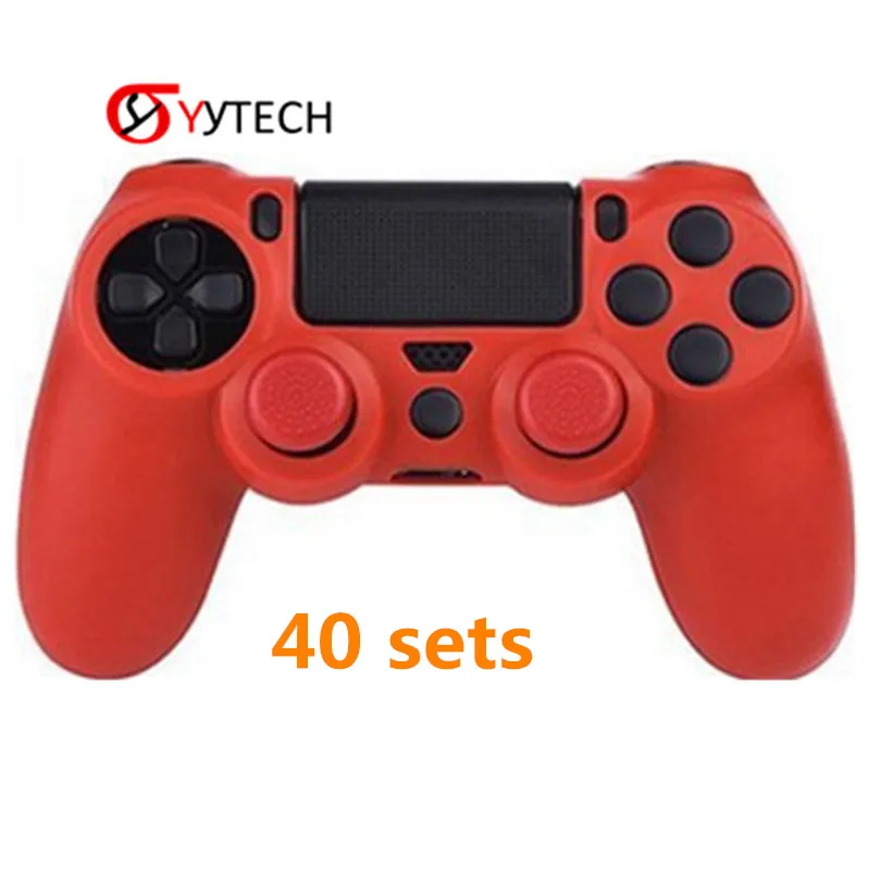 

Silicone Game Controller Rubber Soft Gamepads Skin Grips Cover Case for PS4