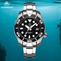 addiesdive vintage watch mens mechanical wristwatch diver nh35 20bar waterproof luminous sapphire watch men automatic watches
