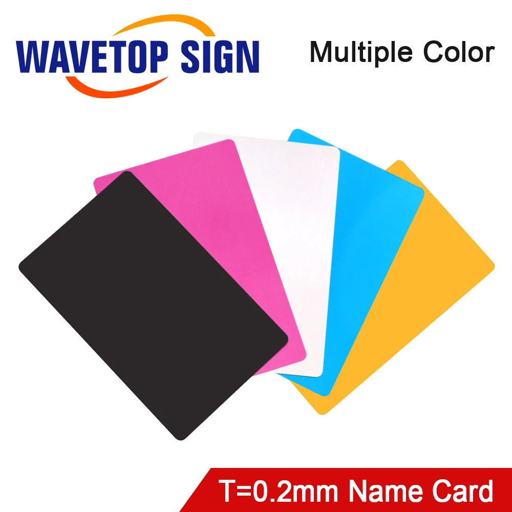 Металлический лист WaveTopSign 100 шт./лот из алюминиевого сплава толщиной 0 2 мм для