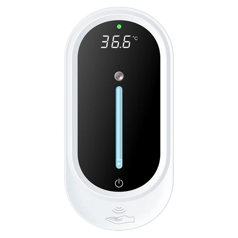 

2 в 1 Инфракрасный термометр автоматический дозатор мыла настенный Бесконтактный дозатор мыла и термометр