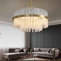 led american crystal chandelier living room dining room bedroom lighting simple modern twist crystal decoration lamp