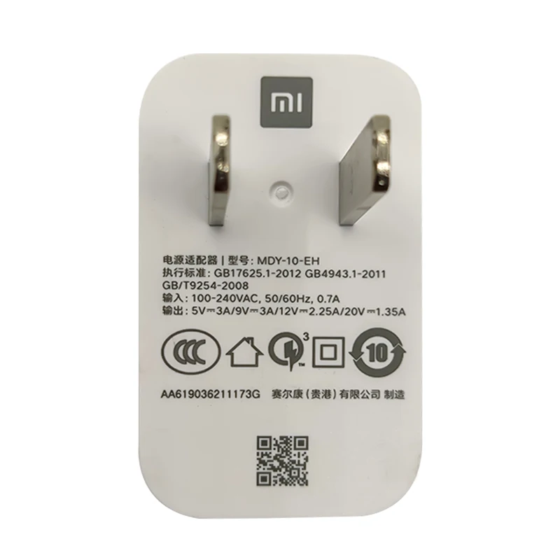 Зарядное устройство Xiaomi mi 9 QC 4 0 27 Вт USB-адаптер кабель Type-C для Mi pro 9T 8 Lite CC9 6 Max 3 Mix 2s